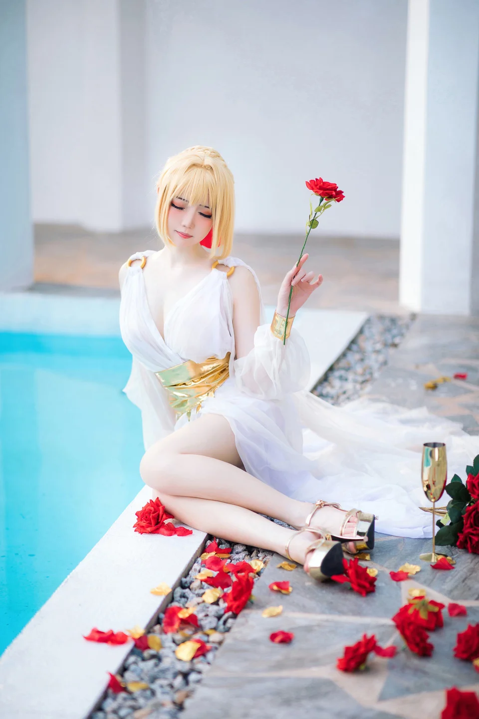 焖焖碳 - FGO·尼禄 礼服 [27P-270MB] tg@simisebaisi 【丝足阁】011.webp